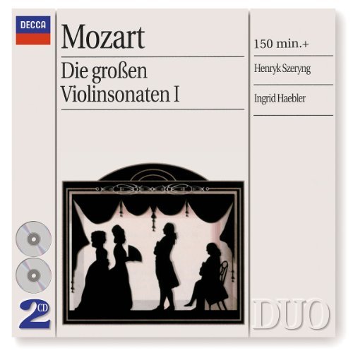 W.A. Mozart Great Violin Sonatas Vol. 1 Szeryng (vn) Haebler (pno) 2 CD Set 