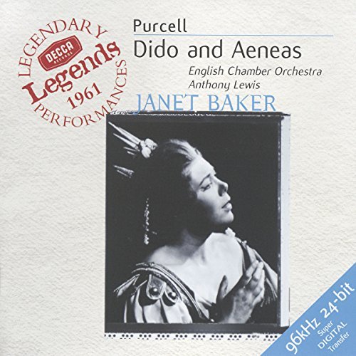 H. Purcell Dido & Aeneas Comp Opera Baker Clark Poulter & Lewis English Co 