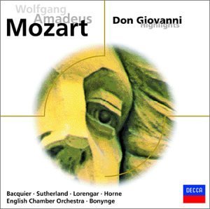 W.A. Mozart Don Giovanni Hlts Sutherland Horne Bacquier & 