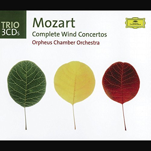 Wolfgang Amadeus Mozart Sinf Concertante Ob Cl Hn Bn O 3 CD Orpheus Co 