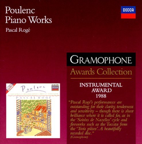 Pascal Roge/Gramophone Awards: Poulenc Pia@Roge (Pno)
