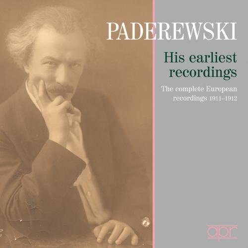 Ignace Paderewski/Paderewski-His Earliest Record@Paderewski (Pno)@2 Cd