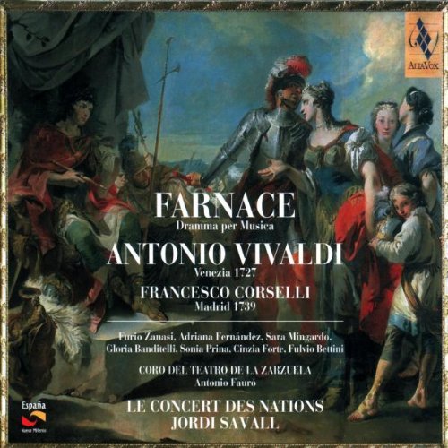 Antonio Vivaldi/Farnace Dramma Per Musica@Zanasi (Bar)/Mingardo (Ct)@Savall/Concert Des Nations