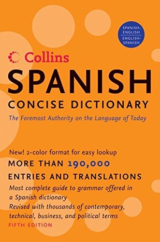 Gaelle Amiot Cadey Collins Spanish Concise Dictionary Spanish English English Spanish 0005 Edition; 