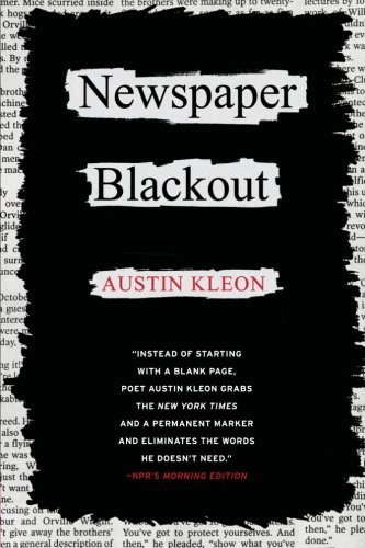 Austin Kleon/Newspaper Blackout