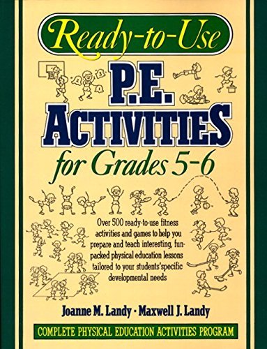 Joanne M. Landy Ready To Use Pe Activities Grades 5 6 Book 3 
