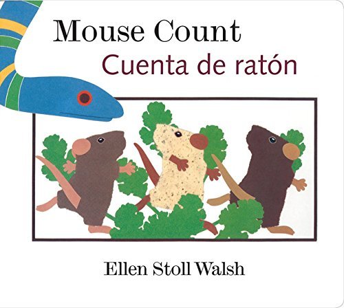 Ellen Stoll Walsh Mouse Count Cuenta De Raton [lap Sized Board Book] 
