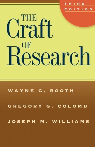 Wayne C. Booth/The Craft of Research@0003 EDITION;