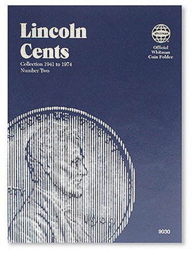 Whitman Coin Book and Supplies/Coin Folders Cents@ Lincoln Collection 1941-1974