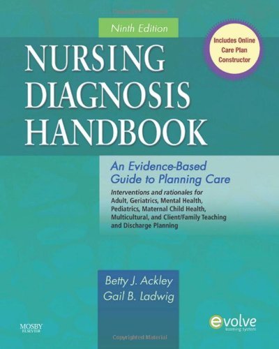 Betty J. Ackley Nursing Diagnosis Handbook An Evidence Based Guide To Planning Care 0009 Edition; 