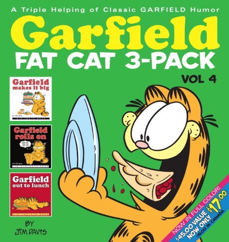 Jim Davis Garfield Fat Cat 3 Pack #4 Colorized 