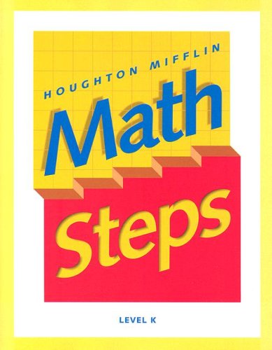 Houghton Mifflin Company Math Steps Student Edition Grade K 2000 