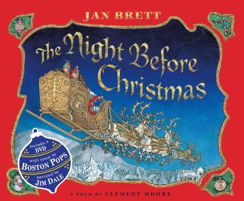 Jan Brett/The Night Before Christmas@With DVD
