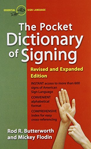 Rod R. Butterworth/The Pocket Dictionary of Signing@Revised and Exp