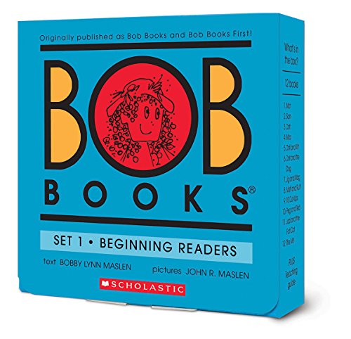 John R. Maslen Bob Books Set 1 Beginning Readers Box Set Phonics Ages 4 And Up 