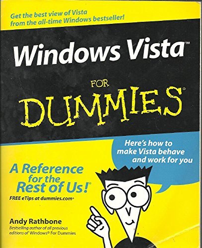 Andy Rathbone Windows Vista For Dummies 