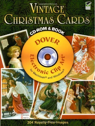 Carol Belanger Grafton Vintage Christmas Cards [with Cdrom] Green 