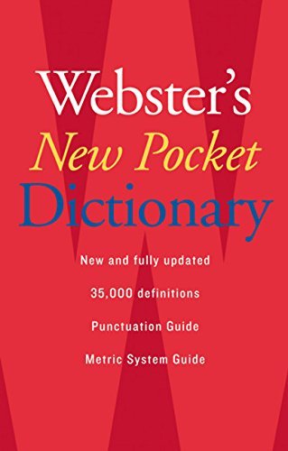Webster's New College Dictionary (COR)/Webster's New Pocket Dictionary