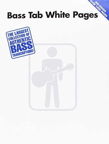 Hal Leonard Corp Bass Tab White Pages 