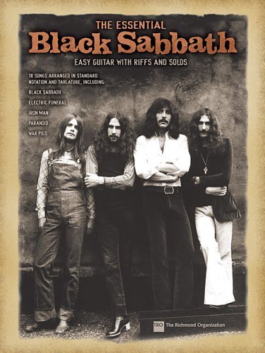 Black Sabbath The Essential Black Sabbath Easy Guitar With Riffs And Solos 