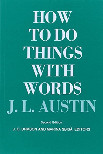 J. L. Austin How To Do Things With Words Second Edition 0002 Edition;revised 