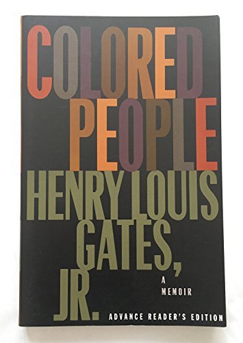 Henry Louis Gates Colored People A Memoir 