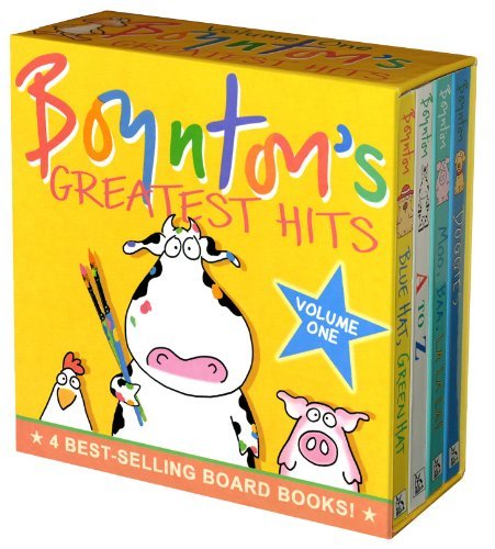 Sandra Boynton Boynton's Greatest Hits The Big Blue Box Moo Baa La La La!; A To Z; Doggies; Blue Hat G Boxed Set 