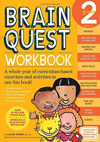Liane Onish/Brain Quest Workbook@ 2nd Grade [With Stickers]