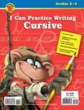 Brighter Child I Can Practice Writing Cursive Grades 2 4 