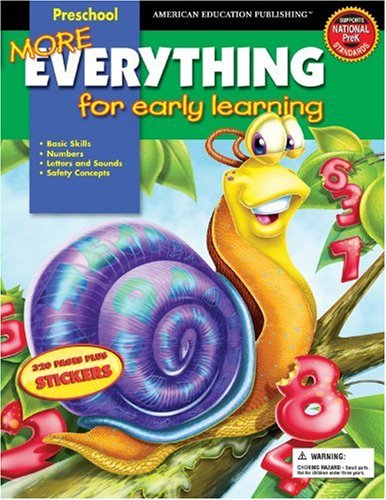 American Education Publishing More Everything For Early Learning Preschool [with Stickers] 