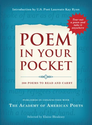 Academy of American Poets Inc/Poem in Your Pocket@ 200 Poems to Read and Carry