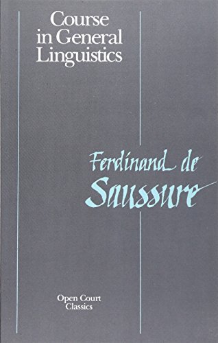 Saussure,Ferdinand De/ Bally,Charles (EDT)/ Harr/Course in General Linguistics@Reprint