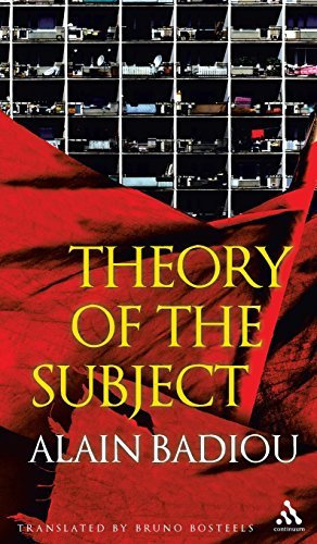 Alain Badiou Theory Of The Subject 