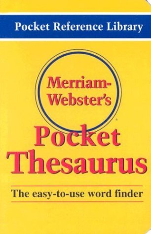 Merriam-Webster/Merriam-Webster's Pocket Thesaurus