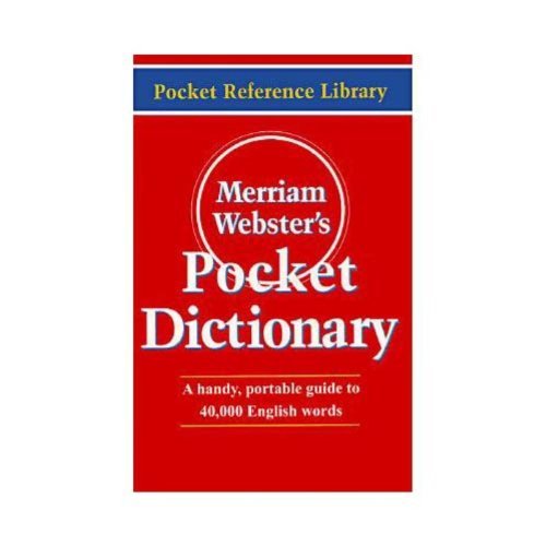 Merriam Webster Inc Merriam Webster's Pocket Dictionary 