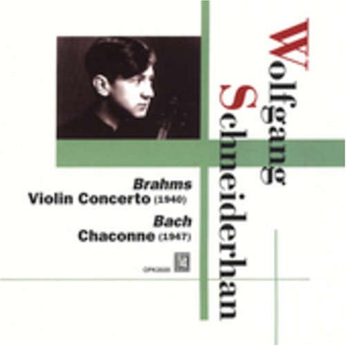 Wolfgang Schneiderhan/Performs Brahms & Bach@Schneiderhan(Vn)