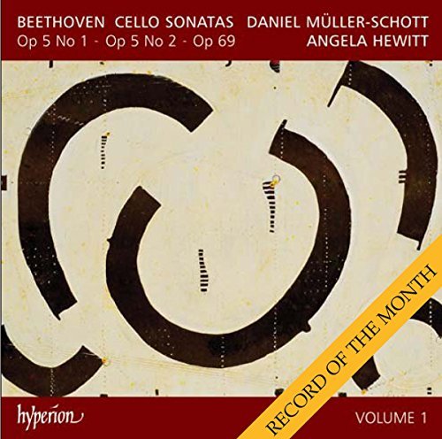 Ludwig Van Beethoven Cello Sonatas Vol.1 Op.5 Nos.1 Muller Schott (vc) Hewitt (pno 