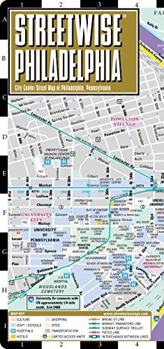 Streetwise Maps Streetwise Philadelphia Map Laminated City Stree Folding Pocket Size Travel Map 2014 Updated 