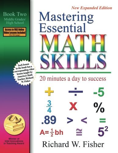 Richard W. Fisher Mastering Essential Math Skills Book Two Middle 20 Minutes A Day To Success 