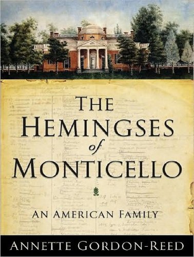 Annette Gordon Reed The Hemingses Of Monticello An American Family CD 