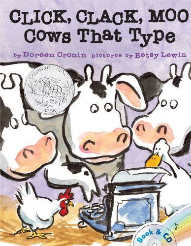 Doreen Cronin/Click, Clack, Moo@ Cows That Type/ Book and CD [With CD (Audio)]@Book and CD