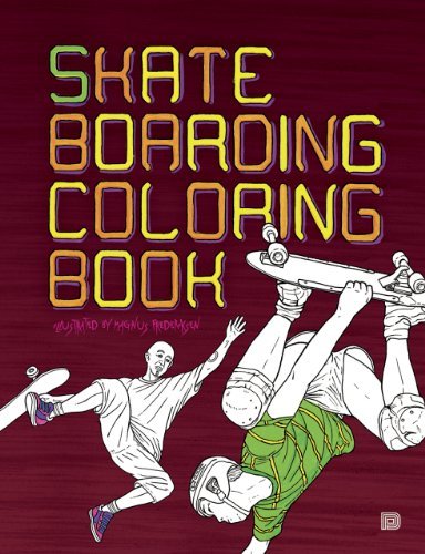 Magnus Frederiksen/Skateboarding Coloring Book