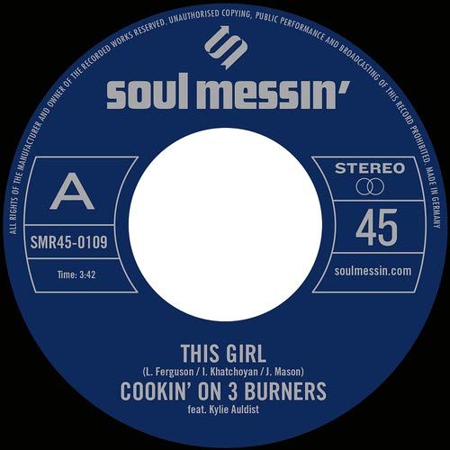 Cookin’ On 3 Burners/This Girl b/w Four 'N Twenty@Import-Gbr@This Girl