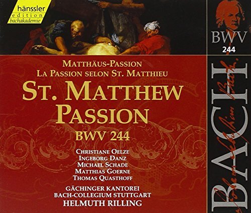 Johann Sebastian Bach St. Matthew Passion 3 CD 