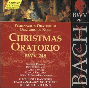 Johann Sebastian Bach Christmas Oratorio (bwv 248) Rilling Various 