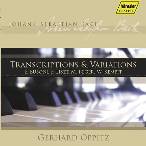 Johann Sebastian Bach/Transcriptions & Variations@Oppitz (Pno)