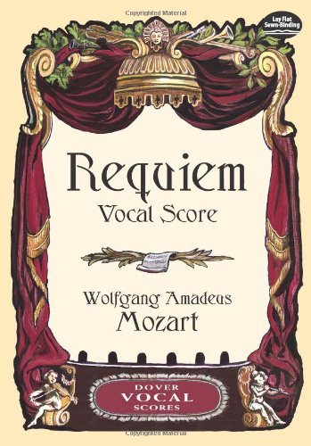 Wolfgang Amadeus Mozart Requiem Vocal Score 