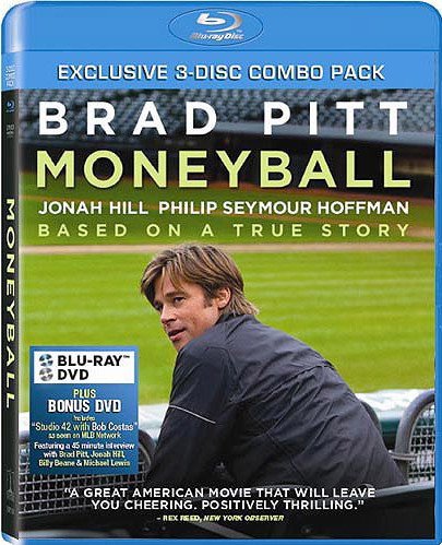 Moneyball/Pitt/Hill/Hoffman/Wright@3-Disc Blu-Ray/Dvd Combo Pack W/ Bonus Dvd