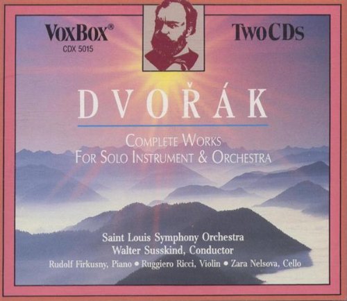 A. Dvorak/Works For Solo Instrument & Or@Firkusny/Ricci/Nelsova@Susskind/St. Louis Sym Orch