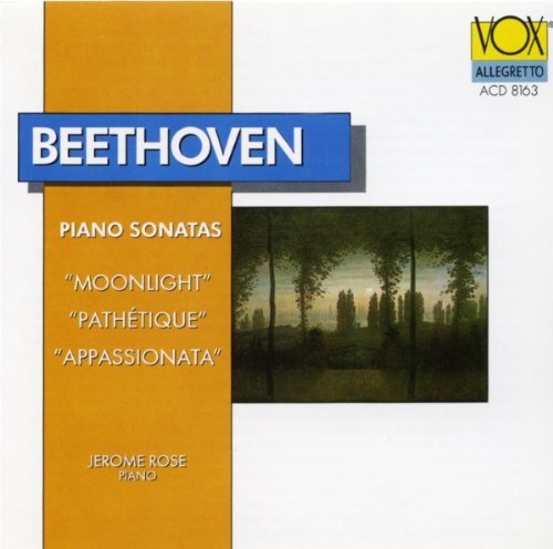 L.V. Beethoven/3 Piano Sonatas@Rose (Pno)